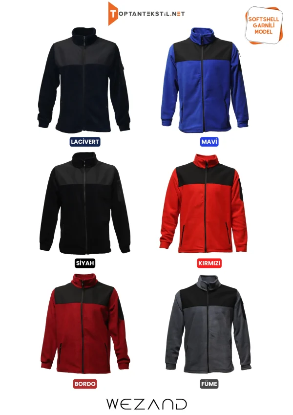 Softshell Polar Mont Renk Seçenekleri ; Siyah, Kırmızı, Mavi, Bordo, Lacivert ve Füme