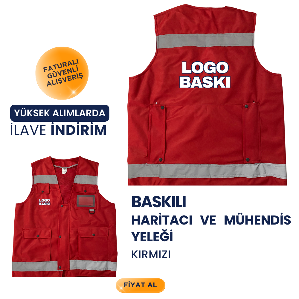 Kırmızı Haritacı ve Mühendis Yeleği - Görsel 3