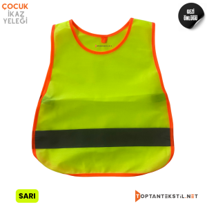 Anaokulu Gezi Önlüğü - Sarı