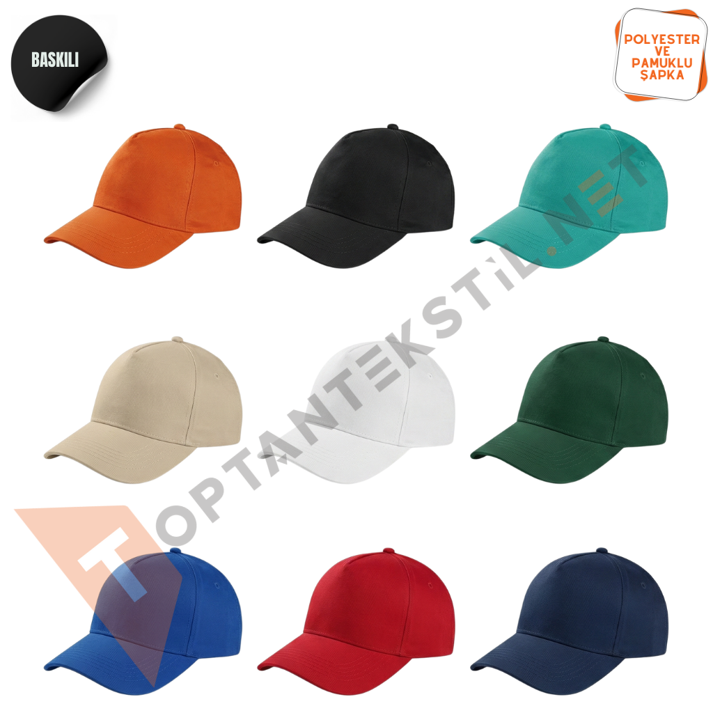 Baskılı Promosyon Polyester Şapka - Görsel 10