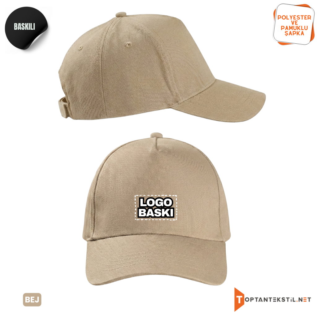Baskılı Promosyon Polyester Şapka - Görsel 9