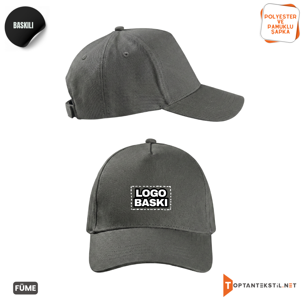 Baskılı Promosyon Polyester Şapka - Görsel 4