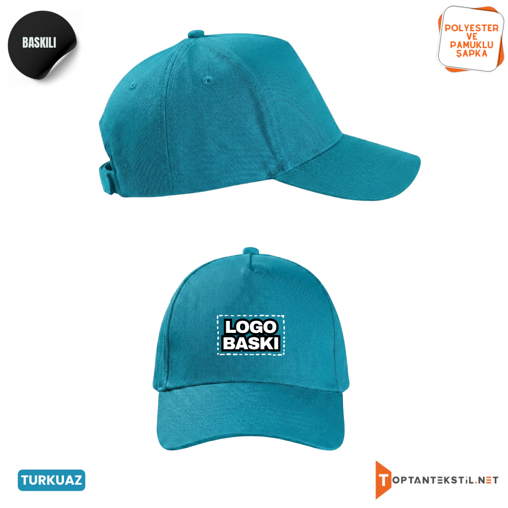 Baskılı Promosyon Polyester Şapka - Görsel 8
