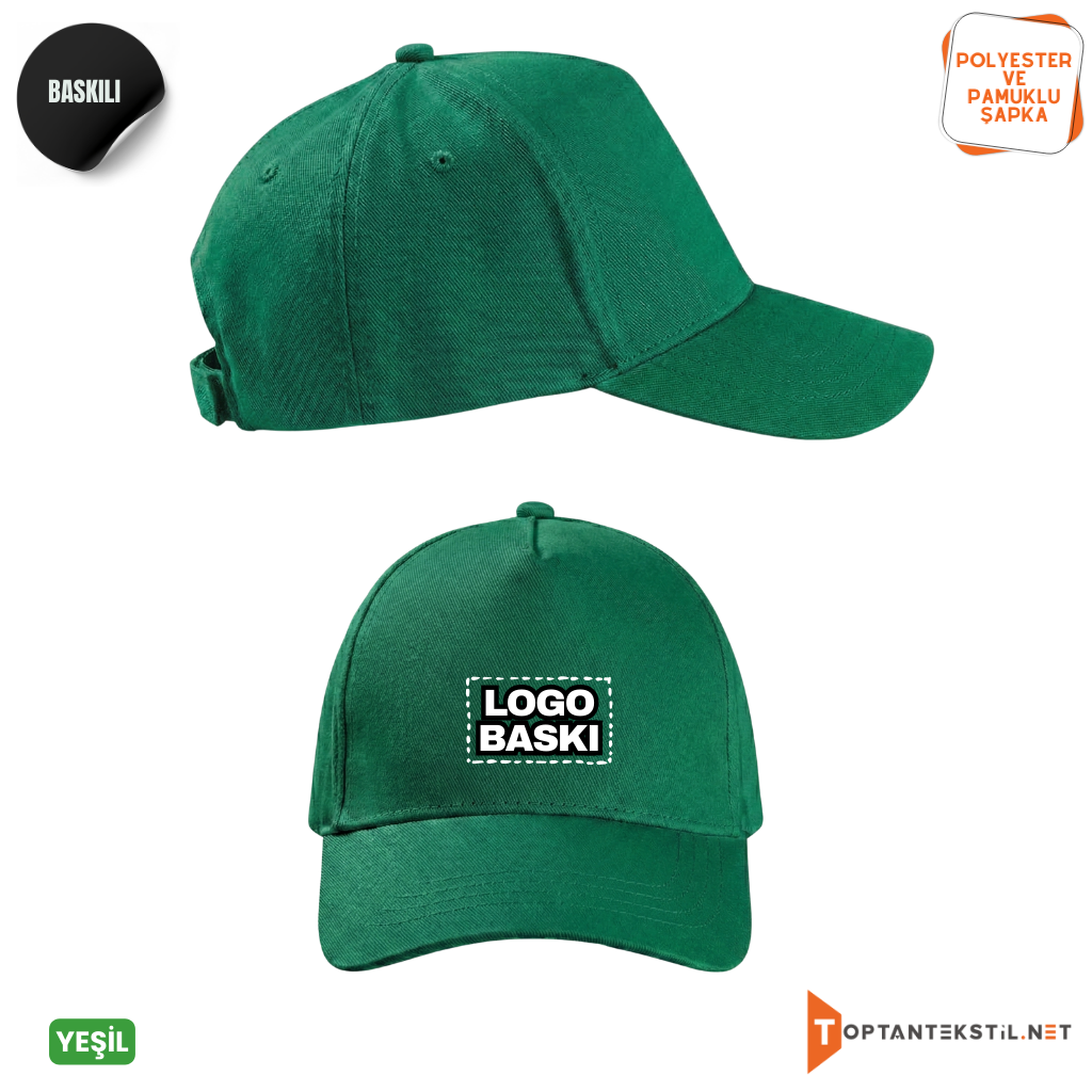 Baskılı Promosyon Polyester Şapka - Görsel 7