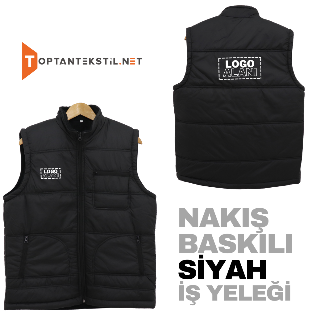 Nakış Baskılı İş Yeleği - Görsel 2