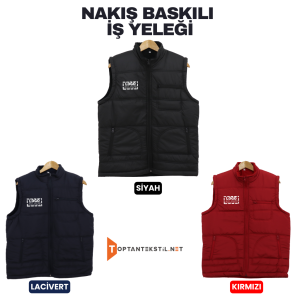 Nakış Baskılı İş Yeleği