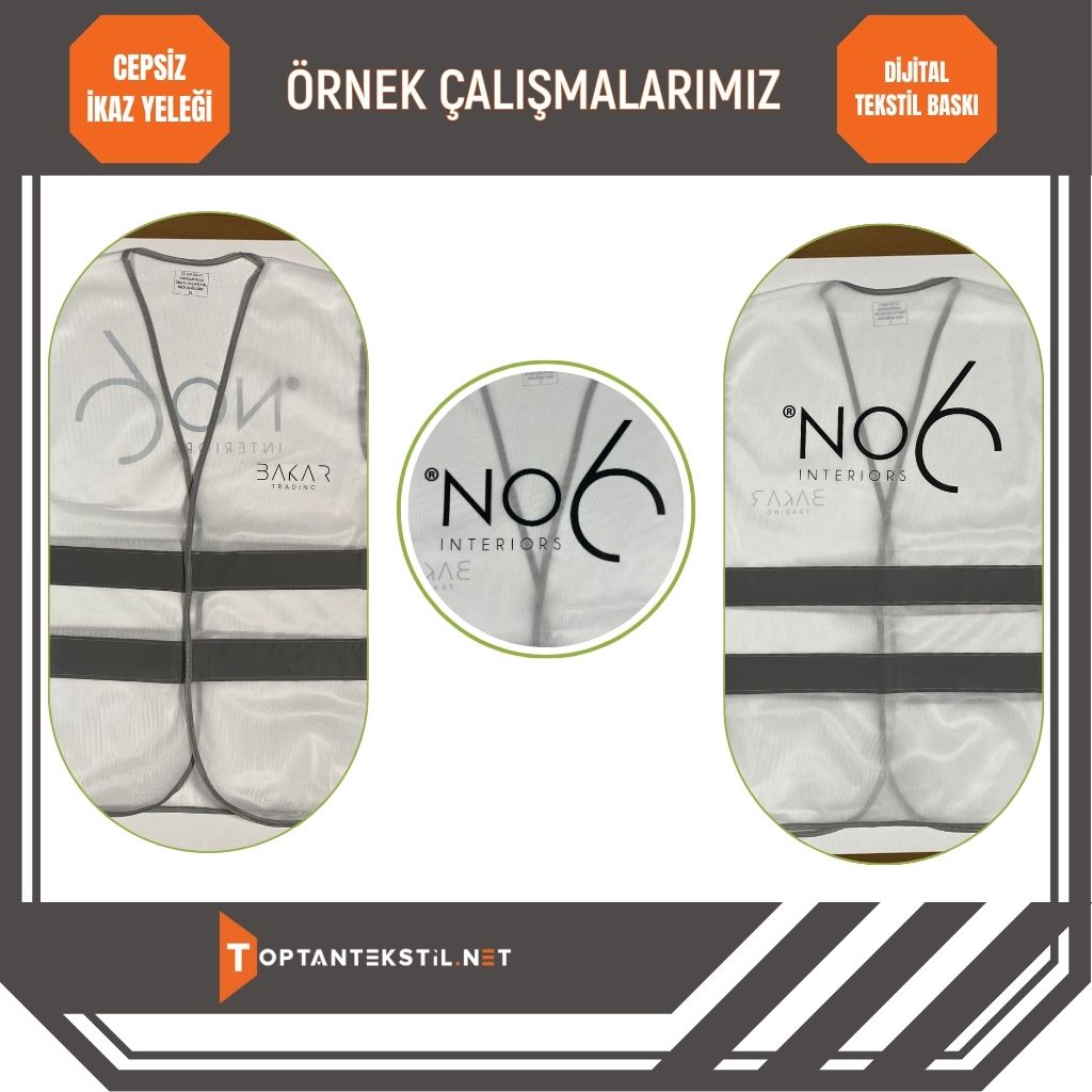 Beyaz Flaşörlü Yelek - Görsel 6