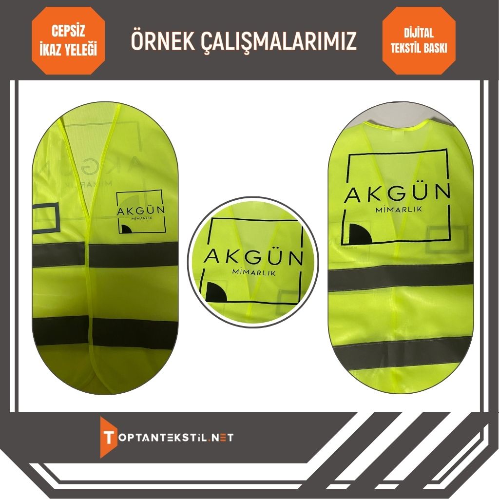 Sarı Reflektörlü Yelek - Görsel 14