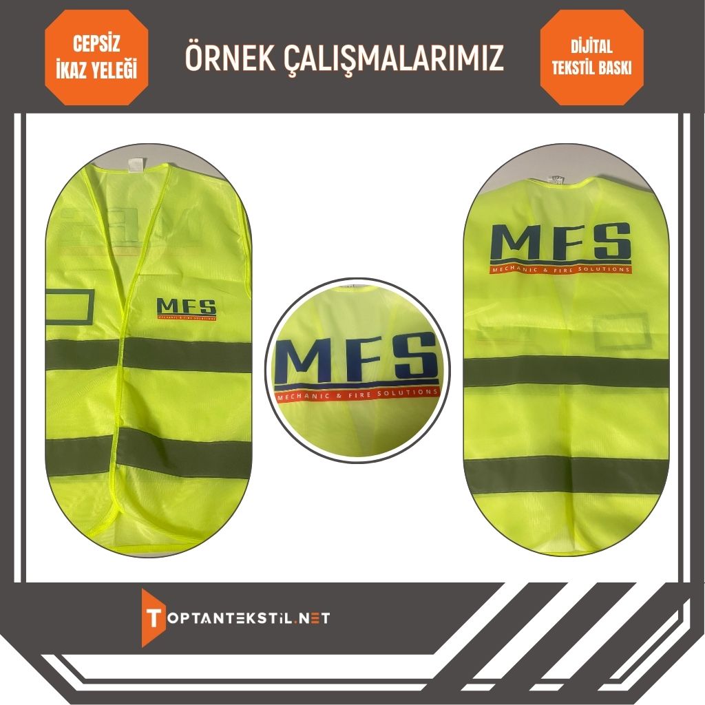 Sarı Reflektörlü Yelek - Görsel 4