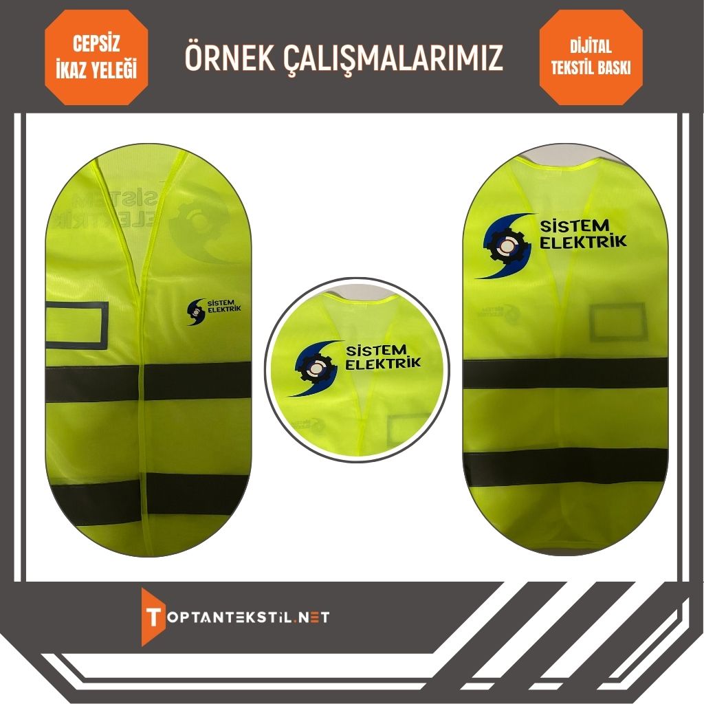 Sarı Reflektörlü Yelek - Görsel 7