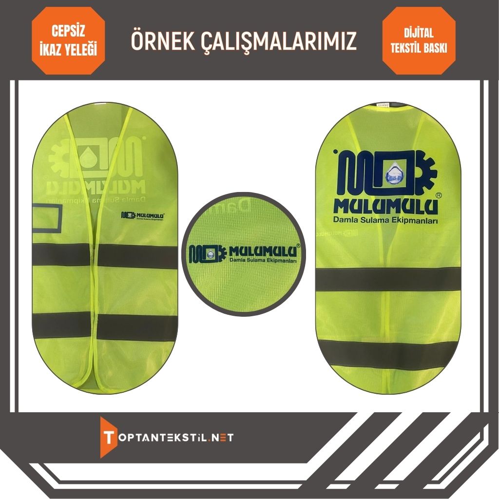Sarı Reflektörlü Yelek - Görsel 12