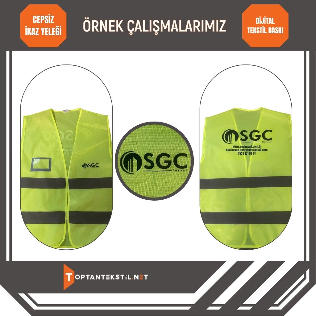 Sarı Reflektörlü Yelek - Görsel 11