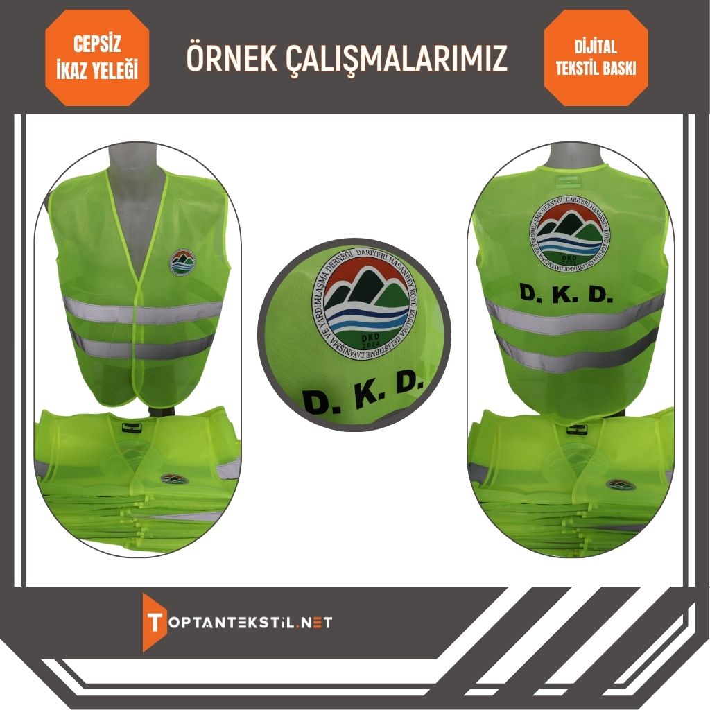 Sarı Reflektörlü Yelek - Görsel 10