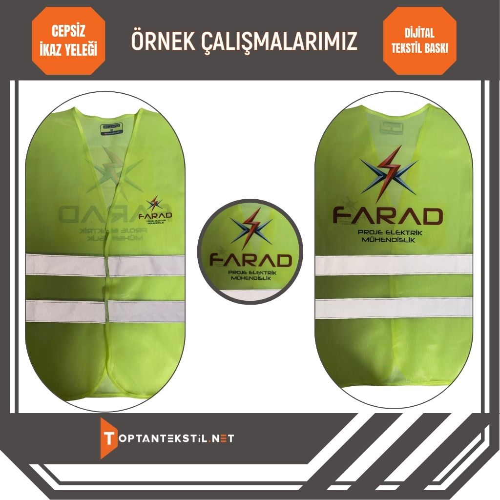 Sarı Reflektörlü Yelek - Görsel 8