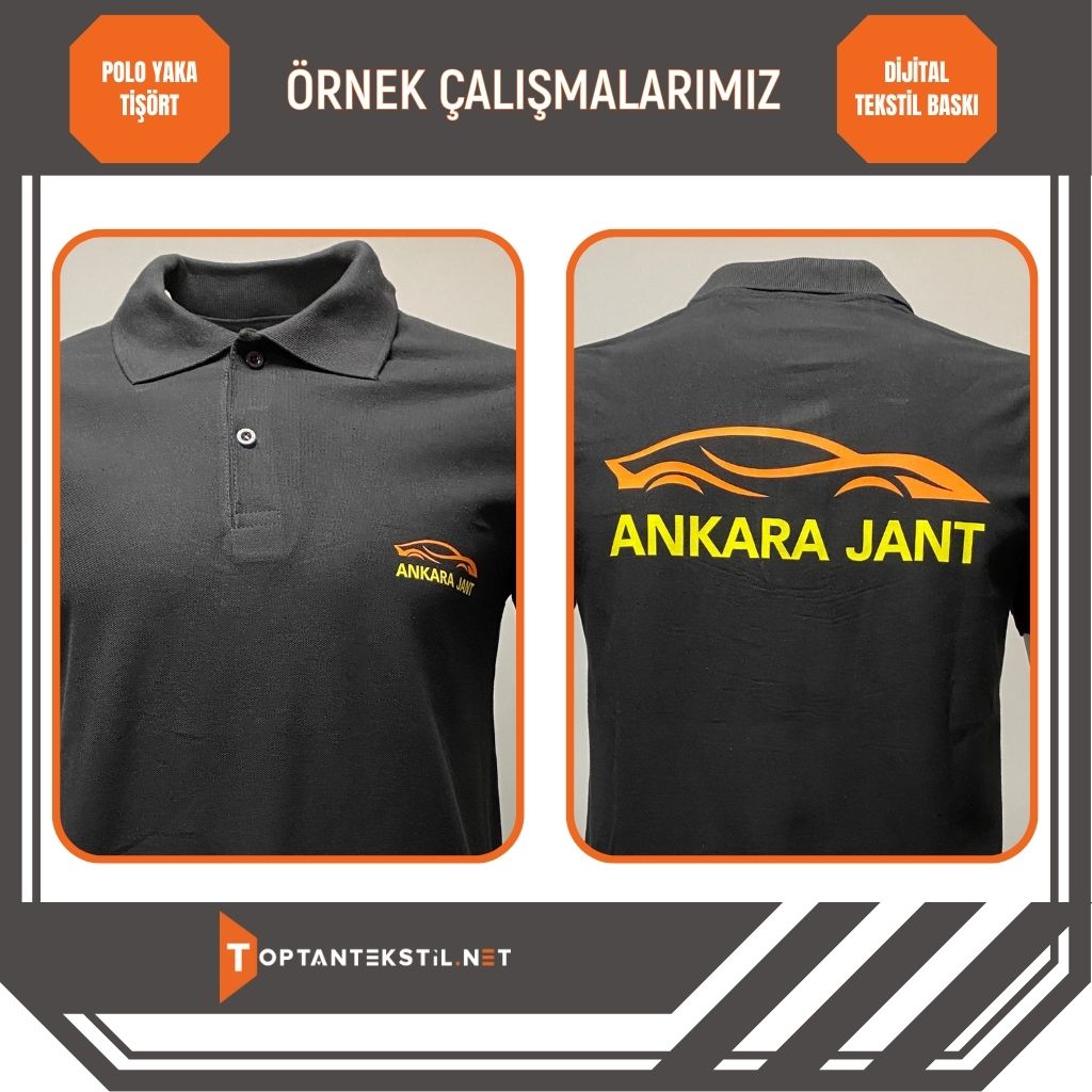 Polo Yaka Tişört - Saks Mavi - Görsel 3